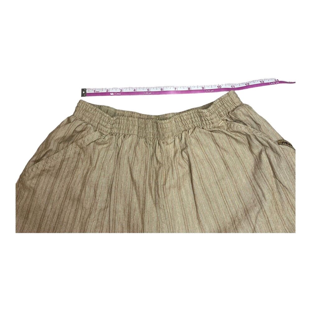 VF Jeanswear Beige Striped Pants Women's Size 12 AVG - Picture 7 of 8